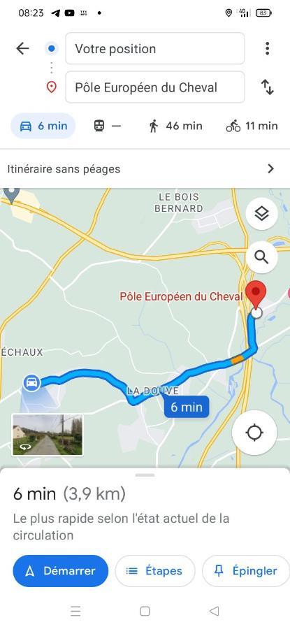 Gite Independant Avec Grand Parking Exterieur Sarge Les Le Mans Bagian luar foto